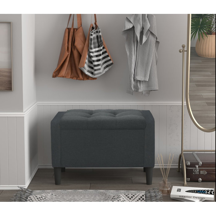 Andover Mills™ Friesen Polyester Blend Upholstered Storage Bench